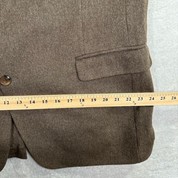 Turnbury Mens 44L Brown Sport Coat Blazer 100% Camel Hair Jacket Thick Casual - Picture 8 of 12